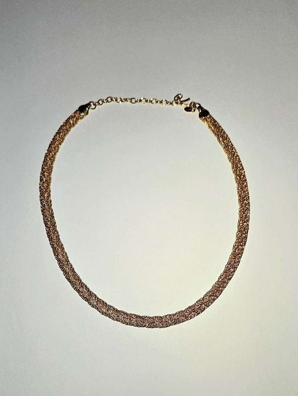 Monet Gold-Tone Textured Chain Necklace